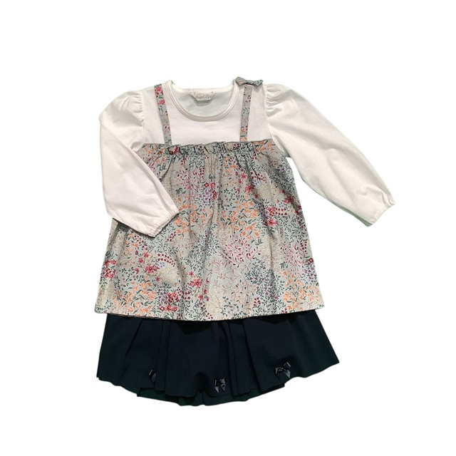 ボタニカル柄チュニック