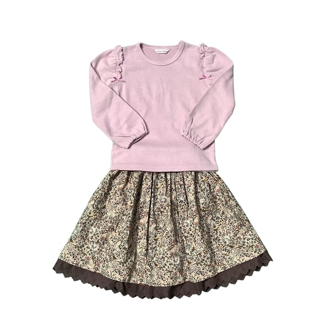 森柄コーデュロイスカート